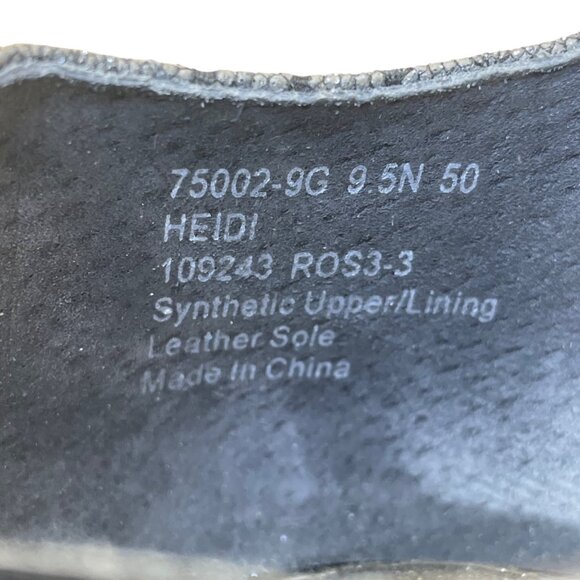 Ros Hommerson Women’s Black Diamond Heidi T-Strap Dress Heels Size 9.5N - Picture 5 of 10